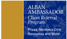 Alban Ambassador Client Referral Program